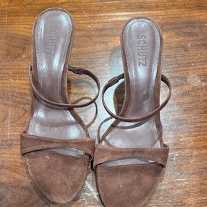 SCHUTZ Women's Elegant Brown Sandals
